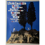 Elvis Costello Goodbye Cruel World Vintage Promo Poster 1984 - Poster