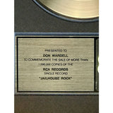 Elvis Presley Jailhouse Rock RIAA Gold 45 Single Award - RARE