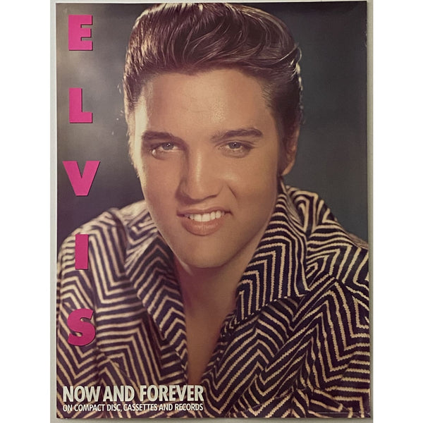Elvis Presley Now and Forever Promo Poster 1987