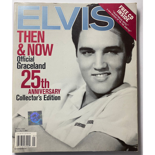 Elvis Presley Elvis Then & Now Magazine 2002 - Music Memorabilia