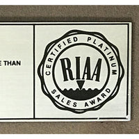 Fame Soundtrack RIAA Platinum LP Award presented to Lesley Gore - RARE - Record Award