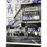 Fillmore West Collage Signed By 20 Artists w/Epperson LOA - Music Memorabilia Collage