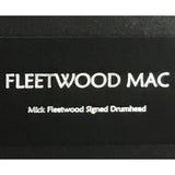 Fleetwood Mac Drumhead Collage Signed by Mick Fleetwood w/BAS COA