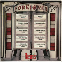 Foreigner Records Album signed by Lou Gramm w/BAS COA - Music Memorabilia