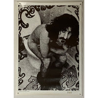 Frank Zappa - on the Crappa Poster - Reprint - Poster