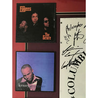 Fugees & Other Columbia Artists Signed Poster - Music Memorabilia Collage