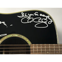 Garth Brooks Dierks Bentley Keith Urban + 6 Signed Takamine Guitar w/JSA LOA - RARE - Guitar