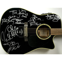 Garth Brooks Dierks Bentley Keith Urban + 6 Signed Takamine Guitar w/JSA LOA - RARE - Guitar