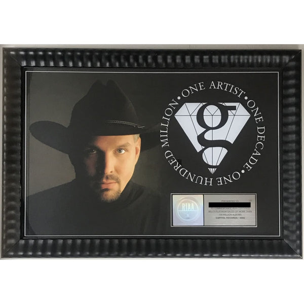 Garth Brooks Special 100M Multi-Platinum RIAA Award - RARE - Record Award