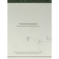 Gentlemen Without Weapons Transmissions Hipgnosis lithograph signed by Storm Thorgerson - Music Memorabilia