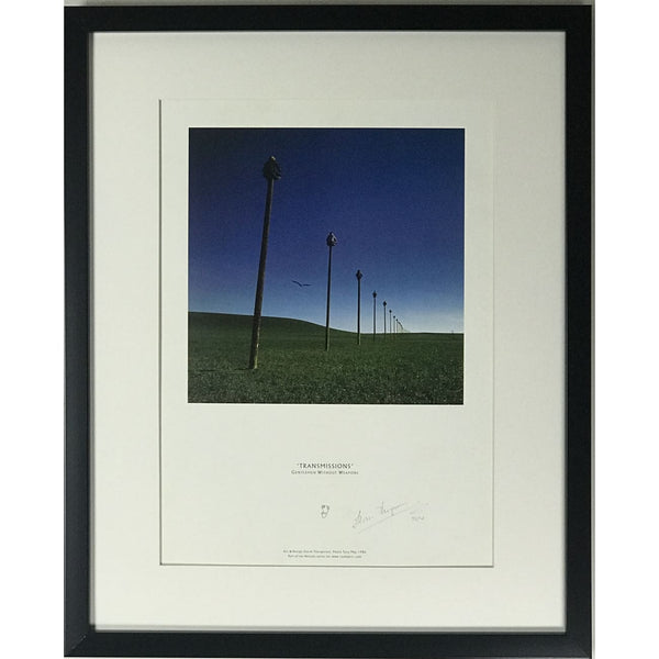 Gentlemen Without Weapons Transmissions Hipgnosis lithograph signed by Storm Thorgerson - Music Memorabilia