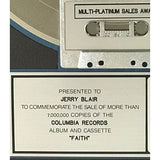 George Michael Faith RIAA 7x Multi-Platinum Album Award - Record Award