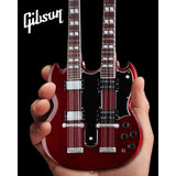 Gibson SG Double Neck Cherry Mini Guitar Replica - Miniatures