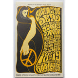 Grateful Dead Fillmore Auditorium Postcard BG-38 - Concert Handbill