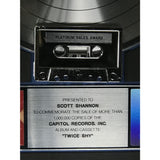 Great White Twice Shy RIAA Platinum Album Award