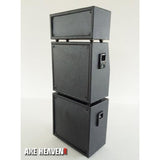 Guitar Amp Full Stack – Mini Classic Black Style Amp & Speaker Cabinets - Miniatures