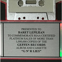 Guns N’ Roses GN’R Lies RIAA Platinum LP Award - Record Award