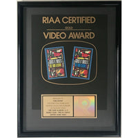 Guns N’ Roses Use Your Illusion I & II RIAA Gold Music Video Award - Record Award