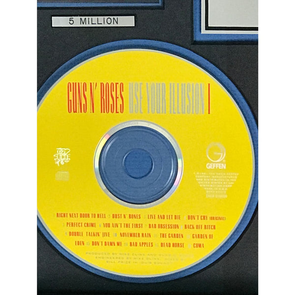 Awards Using Cd musicgoldmine.com - Guns N' Roses Use Your Illusion I RIAA 7x Multi ...
