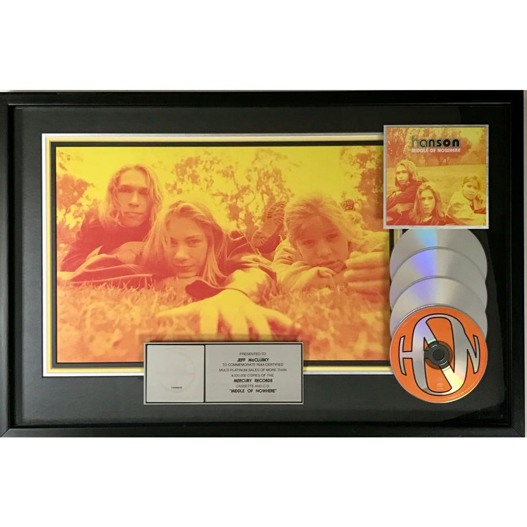 musicgoldmine.com - Hanson Middle Of Nowhere RIAA 4x Multi