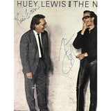 Huey Lewis & The News Fore! Poster signed by full group - Music Memorabilia