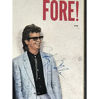 Huey Lewis & The News Fore! Poster signed by full group - Music Memorabilia