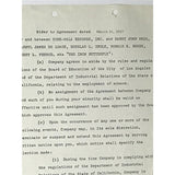 Iron Butterfly 1967 Contract Collage signed by 5 - Epperson LOA - RARE - Music Memorabilia Collage