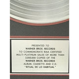 Janes Addiction Ritual de lo habitual RIAA 2x Platinum Album Award