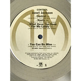 Janet Jackson Control RIAA Platinum LP Award - Record Award
