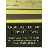 Jerry Lee Lewis Great Balls Of Fire Sun Records Collage - Music Memorabilia Collage