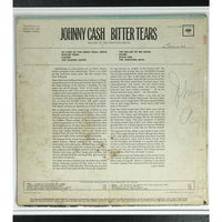 Johnny Cash album collage signed by Cash w/PSA COA - Music Memorabilia