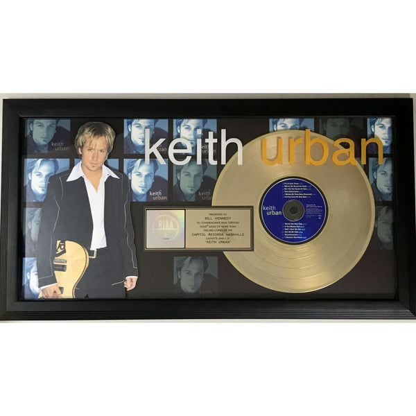 Keith Urban self-titled RIAA Gold Album Award - Record Award