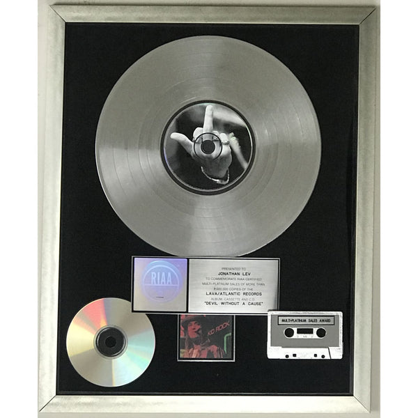 Kid Rock Devil Without A Cause RIAA 7x Multi-Platinum Award - Record Award