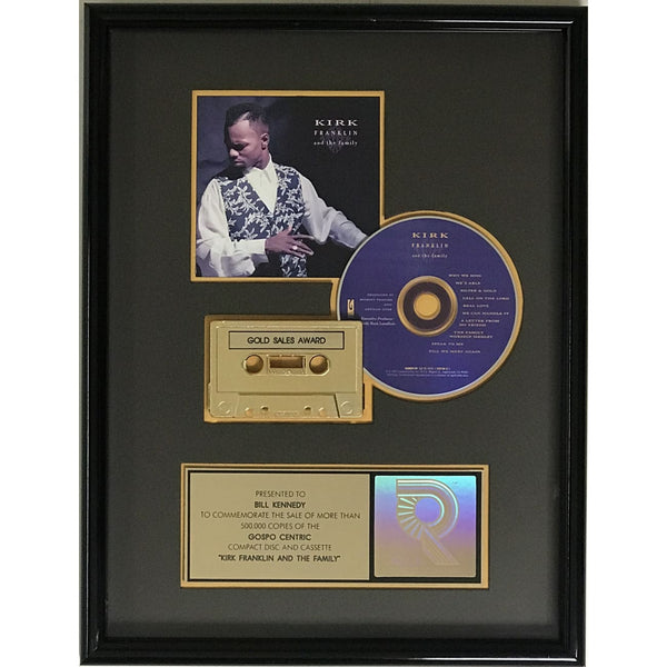 Kirk Douglas & The Family debut RIAA Gold Album Award - Record Award