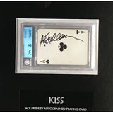 KISS Ace Frehley Autographed Memorabilia Collage w/JSA COA