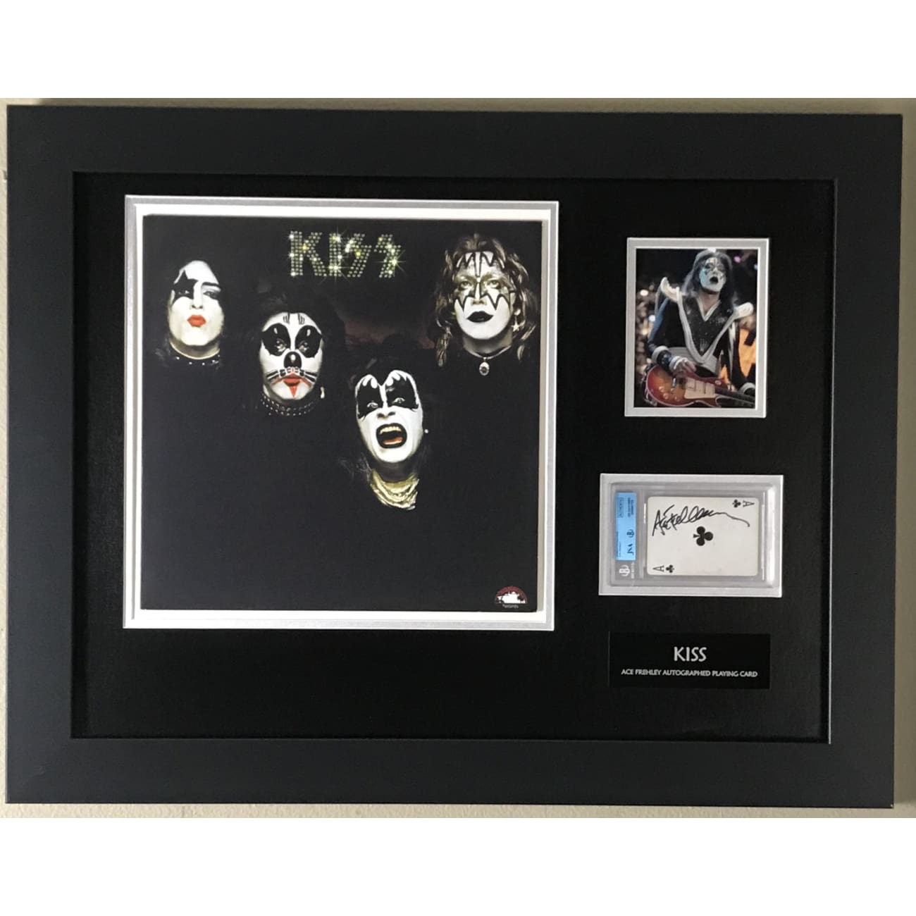KISS Ace Frehley 直筆サイン パンフレット 半券 ステッカー KISS - Ace Frehley Poster signed 1987-89 ish | eBay