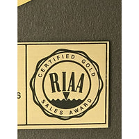 KISS Lick It Up RIAA Gold LP Award - RARE - Record Award