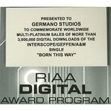 Lady Gaga Born This Way RIAA Digital Single Award - Record Award