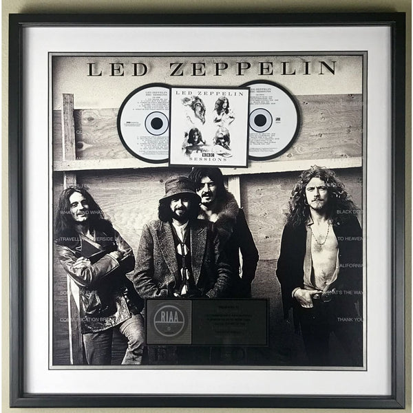 Led Zeppelin BBC Sessions RIAA Platinum Award