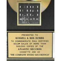 Led Zeppelin Complete Studio Recordings RIAA Gold Award
