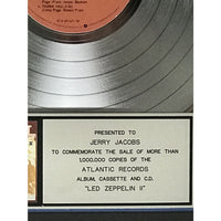Led Zeppelin II RIAA Platinum LP Award - Record Award