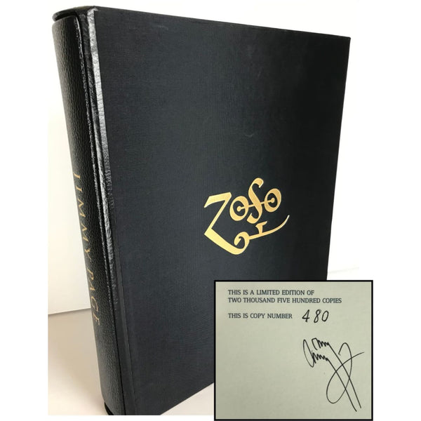Led Zeppelin Jimmy Page Signed Book - Ltd Edition #480/2500 - RARE - Music Memorabilia