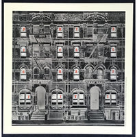 Led Zeppelin Physical Graffiti 1975 Concert Ticket Collage - Music Memorabilia Collage