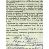 Leon Russell Signed 1962 Music Union Forms - RARE - Music Memorabilia Collage