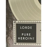 Lorde Pure Heroine RIAA Multi-Platinum Award - Record Award