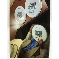 Lynyrd Skynyrd Drumhead Collage Signed by Artimus Pyle w/JSA COA