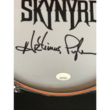 Lynyrd Skynyrd Drumhead Collage Signed by Artimus Pyle w/JSA COA