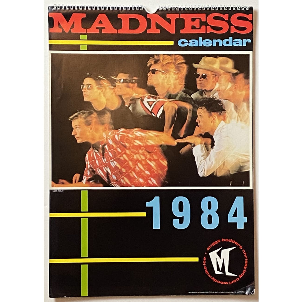 MEN'SCLUB　1982　カレンダー Madness 1984 Vintage Calendar – MusicGoldmine.com