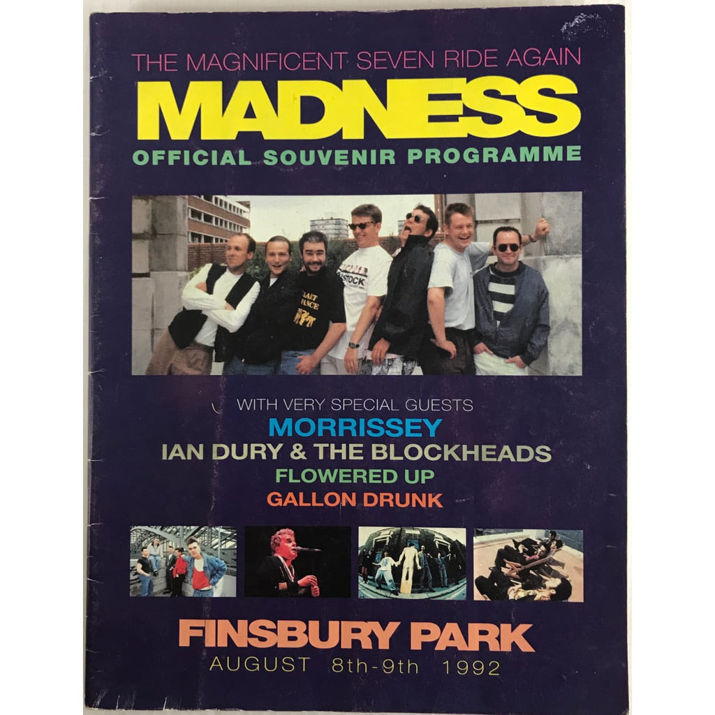 musicgoldmine.com - Madness 1992 UK Tour Concert Program 