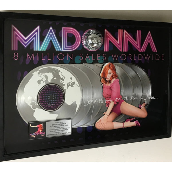 Musicgoldmine Com Madonna Confessions On A Dancefloor Warner Bros Special 8m Award